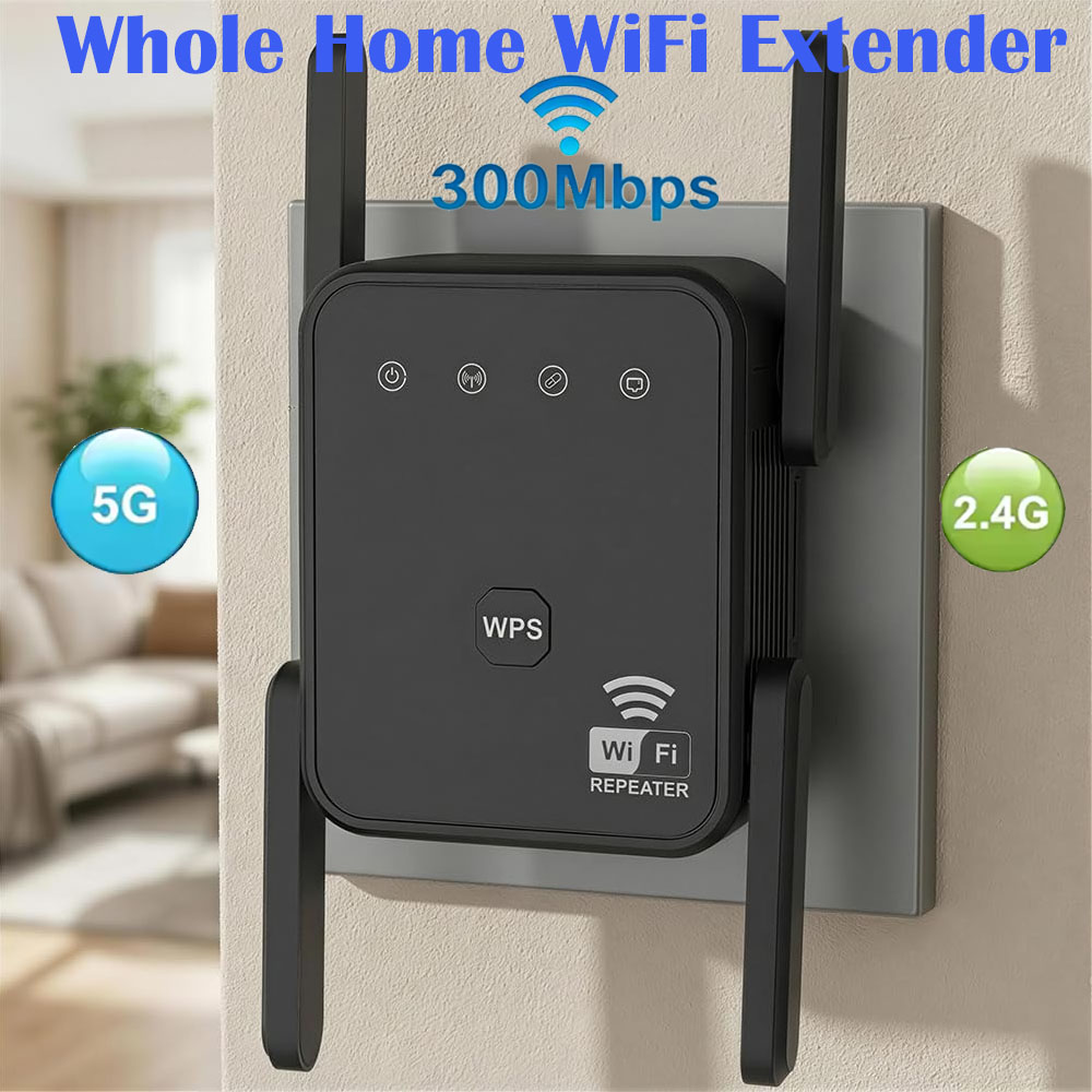 Home Improvement And Hardware - Nowy wzmacniacz WiFi 2026, 300Mbps, 2.4GHz,