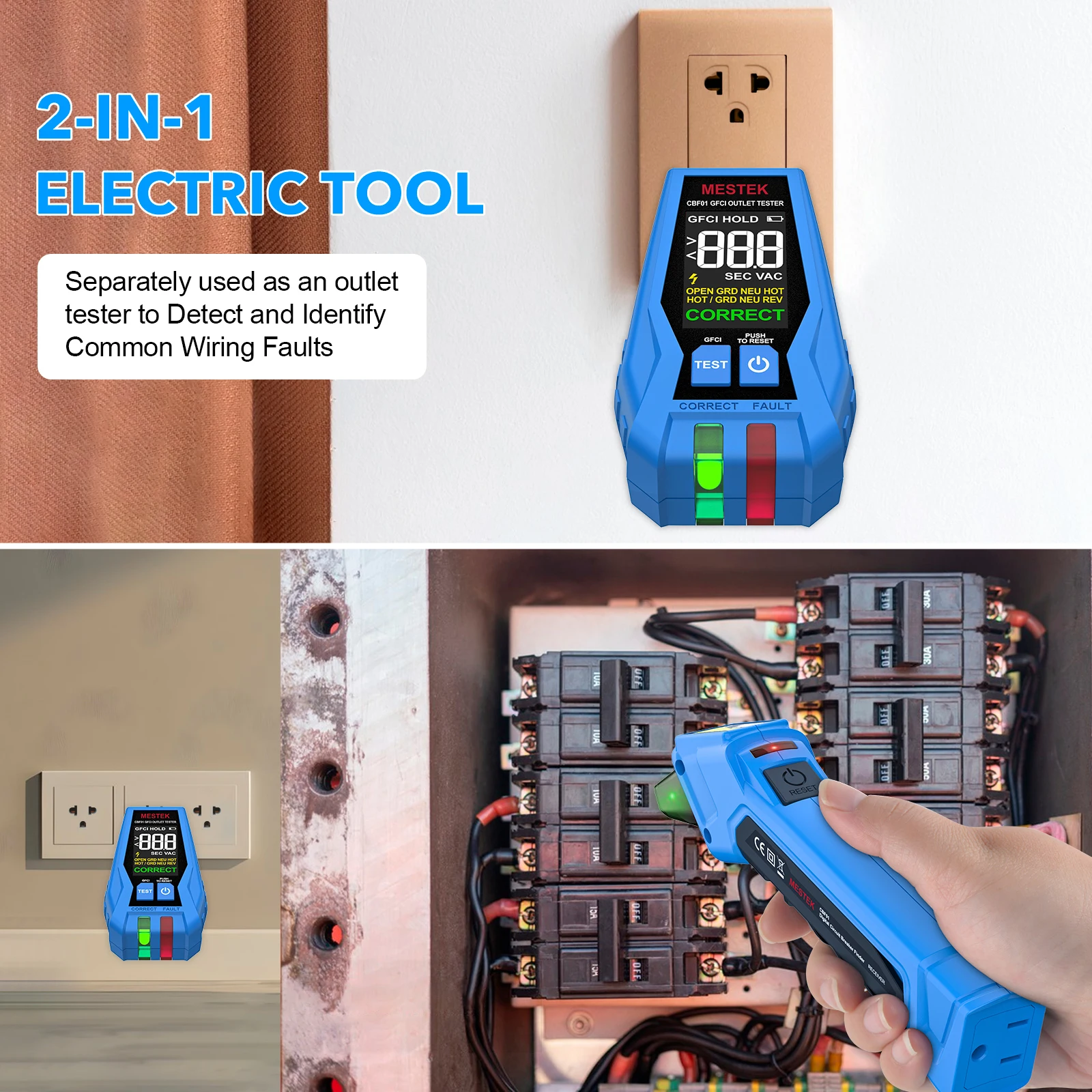 Wykrywacz wyłączników automaty – Circuit Breaker Finder recenzja i cena